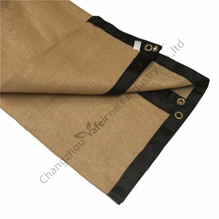 Shade Cloth with Grommets